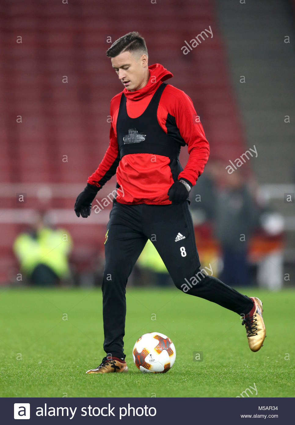 ostersunds-fks-jamie-hopcutt-during-the-training-session-at-the-emirates-M5AR34.jpg
